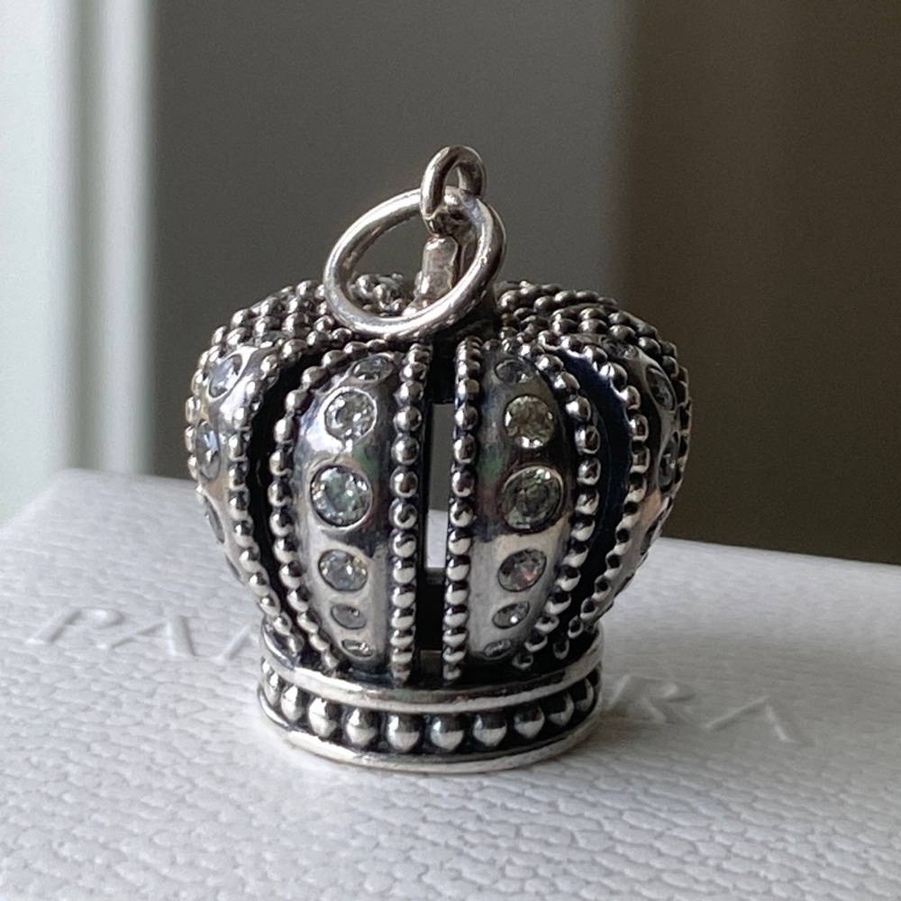 PANDORA Royal Crown Pendant - Rare!